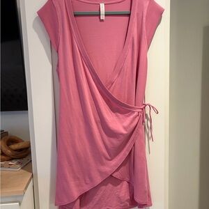 Daily practice by Anthropologie Pink wrap dress
